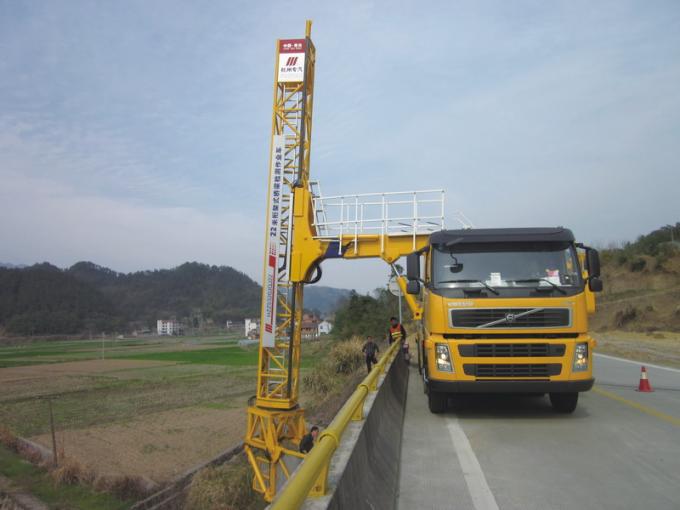 Type châssis VOLVO 8x4 309KW (420HP) de plate-forme de camion d'inspection de pont