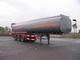 43cbm Liquid Tank Truck Semi-Trailer Anti Seismic For Chemical Industries