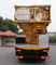 Durable Under Bridge Platform Snooper Truck Inspection Equipment Yellow Color