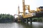22 M Under Bridge Inspection Platform In Yellow Color , Under Bridge Work Platform